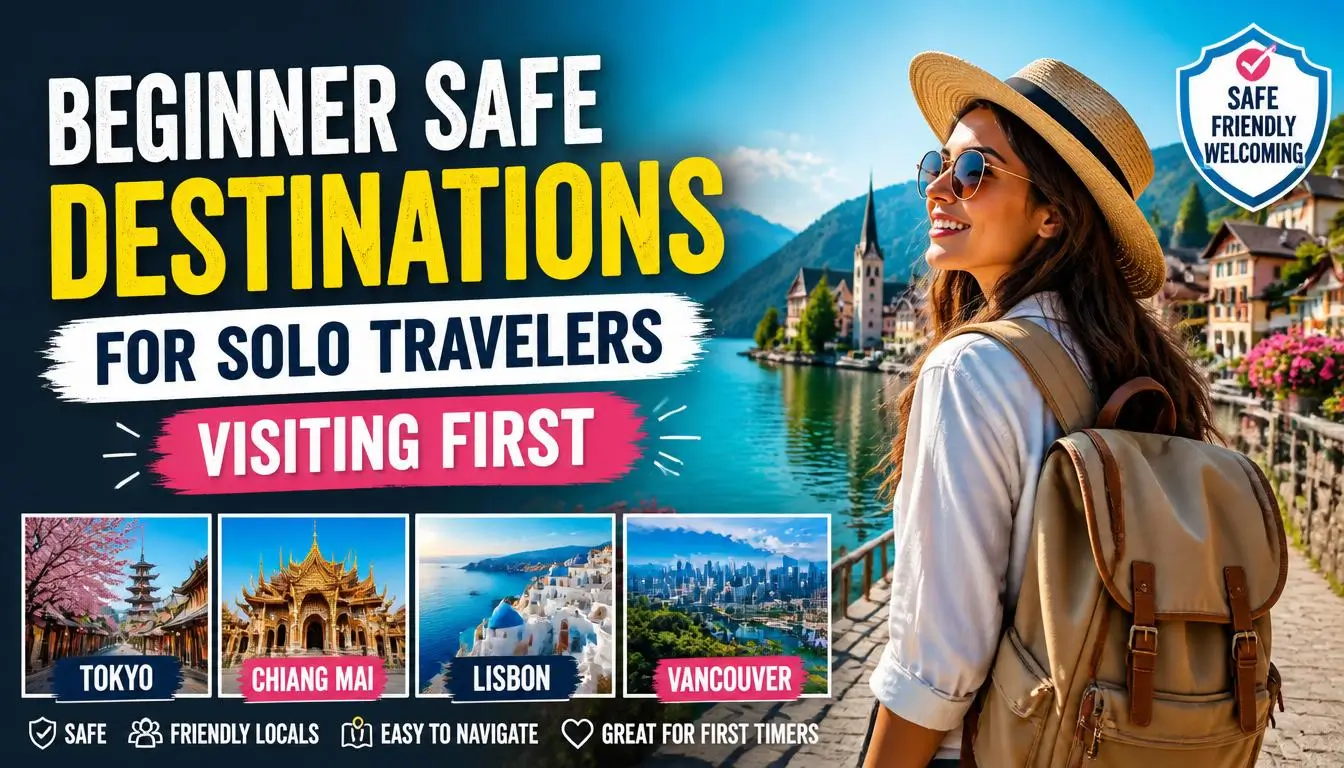 Beginner Safe Destinations for Solo Travelers Visiting First
