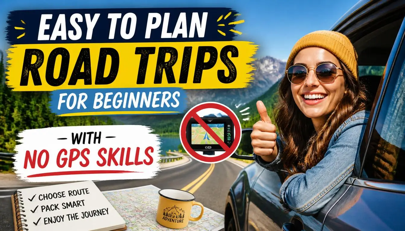 Easy to Plan Road Trips for Beginners With No GPS Skills