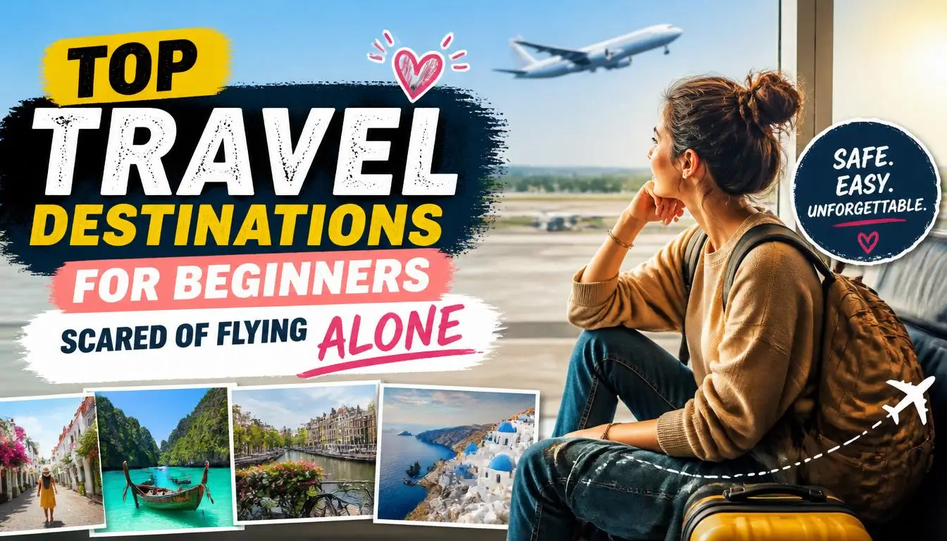 Top Travel Destinations for Beginners Scared of Flying Alone